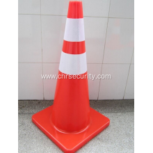 S70 CM Flexible Reflective pvc traffic cone / Safety Traffic Cone